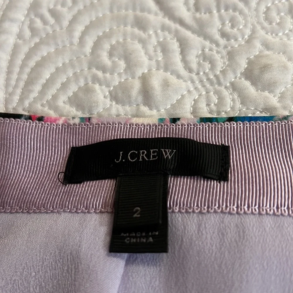 J Crew tiered pleated skirt, size‎ 2